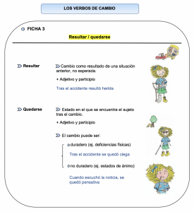 Verbos de cambio 3