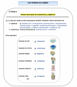 Verbos de cambio 4